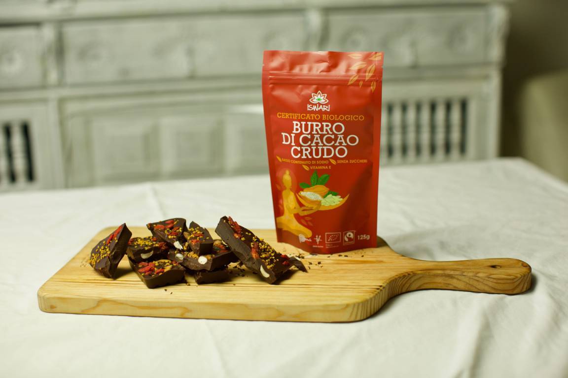 Burro di cacao Iswari: cioccolata